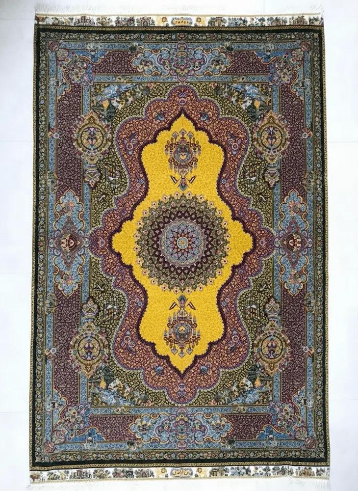 فرش ابریشم 00127