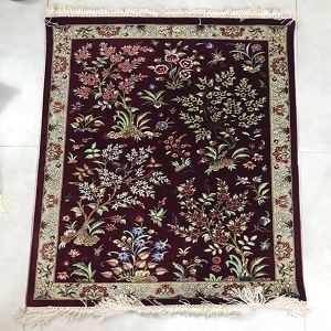 فرش ابریشم دستبافت