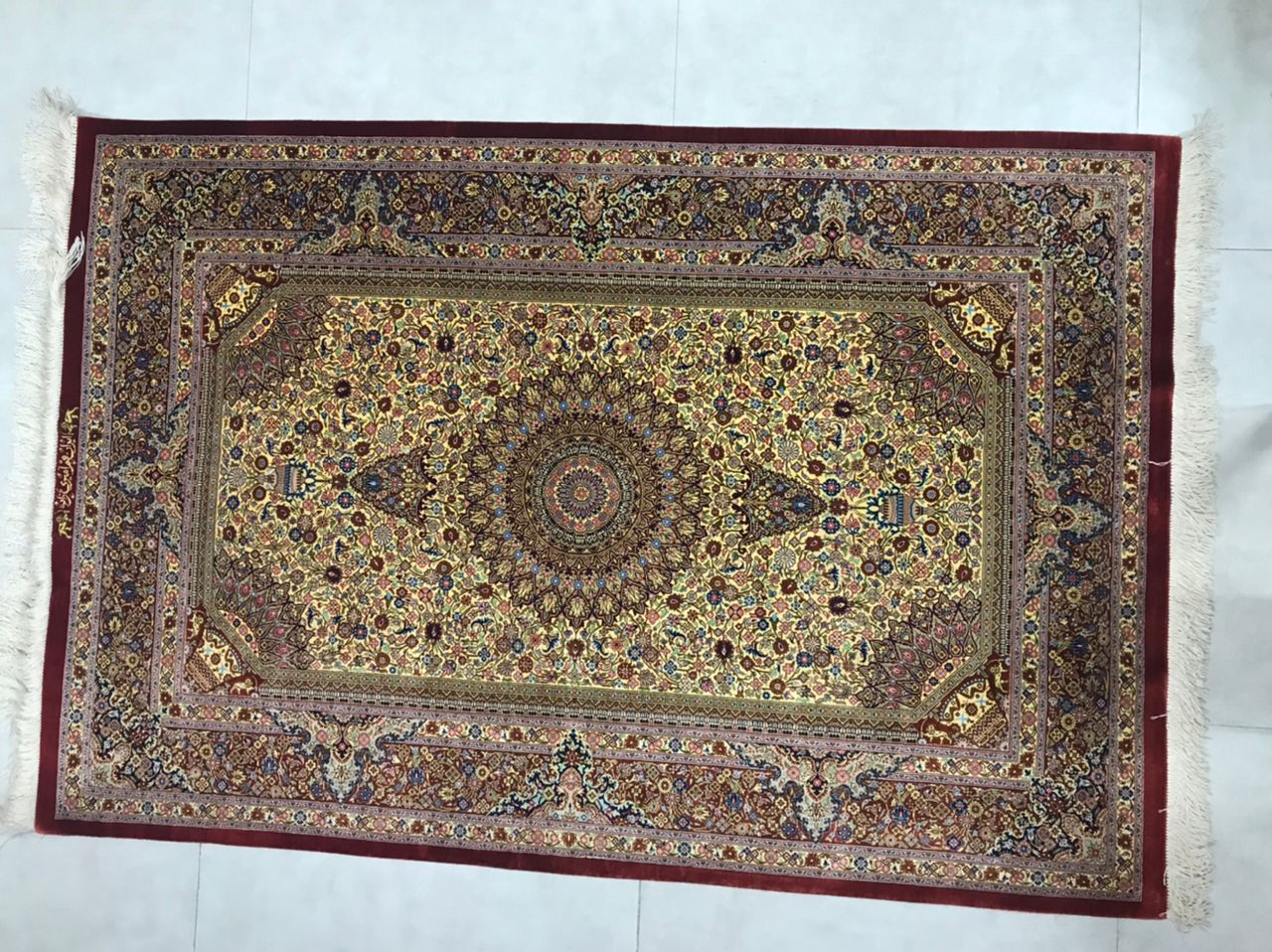 فرش ابریشم 00131