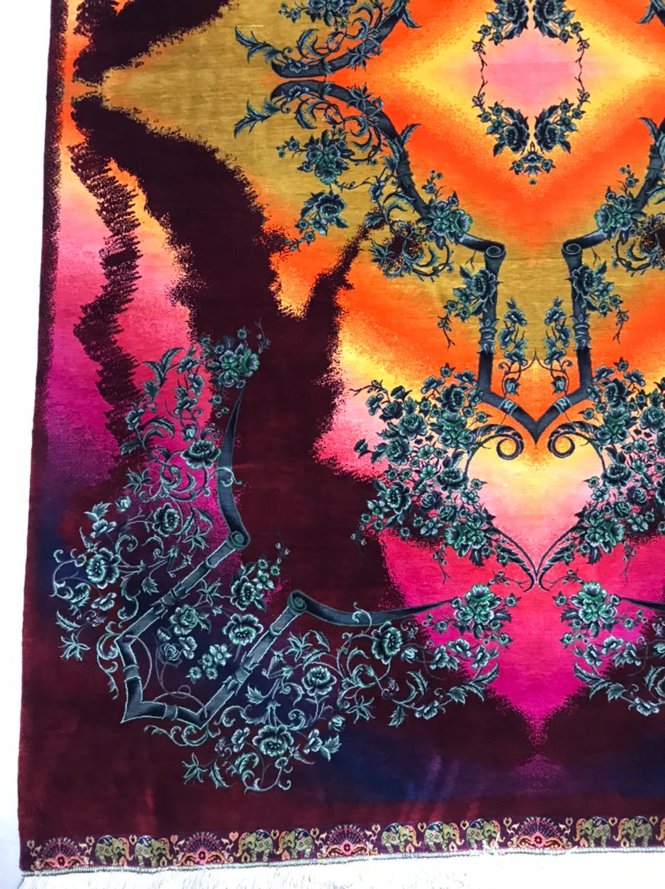 فرش ابریشم 00129