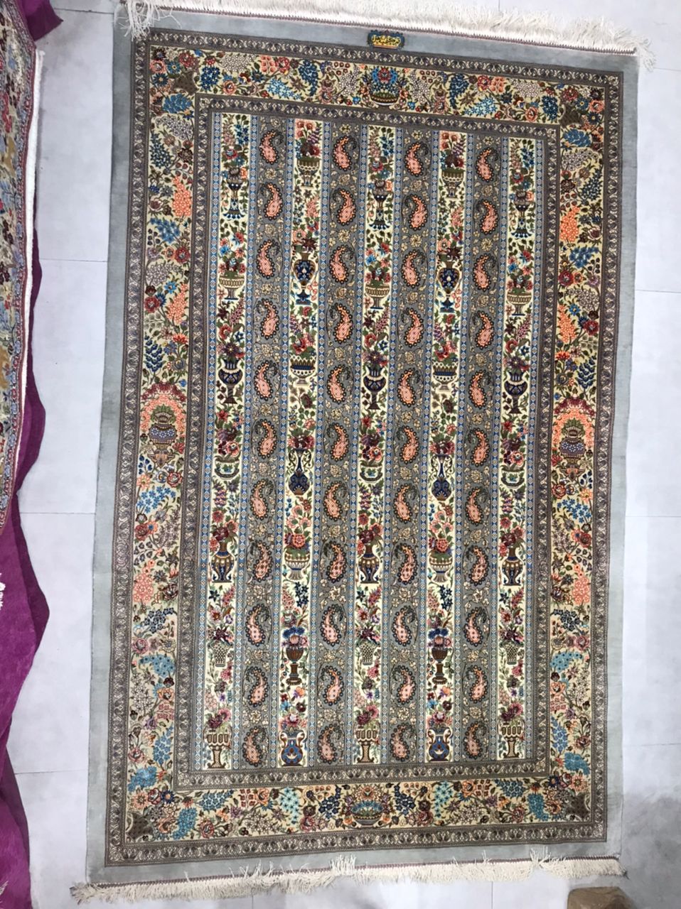 فرش ابریشم 00128