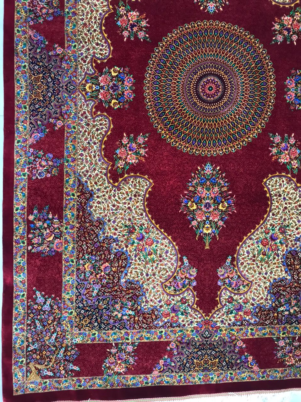 فرش ابریشم 00126